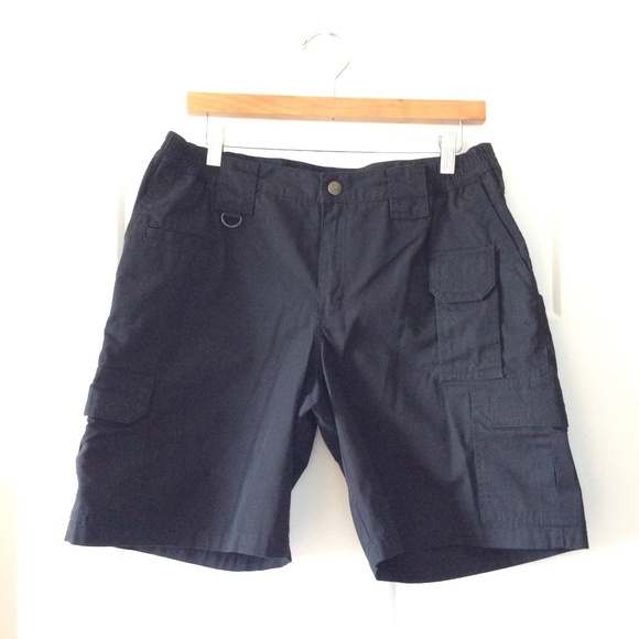 5.11 Tactical Pants - 5.11 Tactical Taclite Pro 9in Ripstop Shorts -Womens US 12 - BLACK